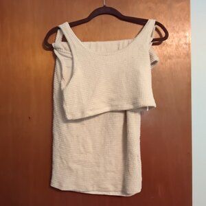 H&M Maternity Skirt + Crop Top